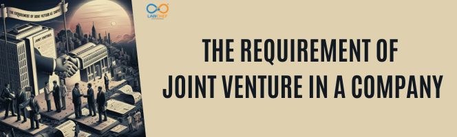 The Requirement of Joint Venture in a Company